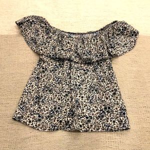 H&M off the shoulder floral top
